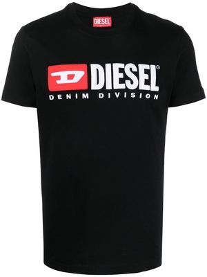 Diesel embroidered Denim Division logo T-shirt - Black