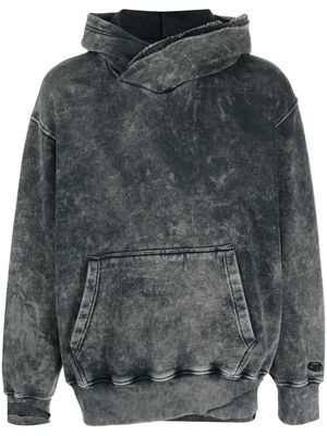 Diesel faded-effect hoodie - Grey