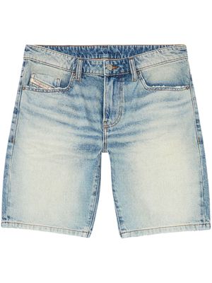 Diesel Fin mid-rise denim shorts - Blue