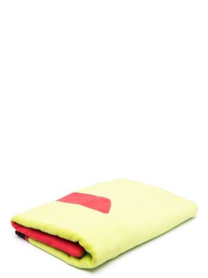Diesel graphic-print beach towel - Green