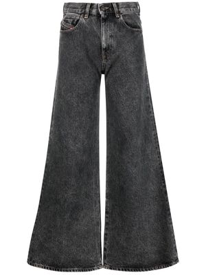 Diesel high-waisted wide-leg jeans - Grey