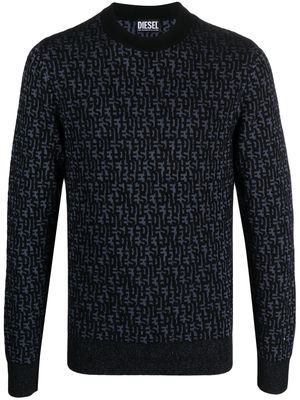 Diesel K-obe knitted jumper - Black