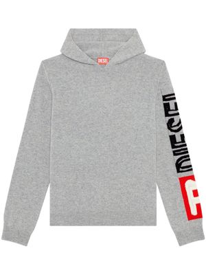 Diesel K-Telendo wool hoodie - Grey