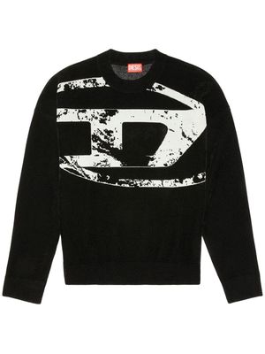 Diesel K-Tria logo-jacquard sweatshirt - Black