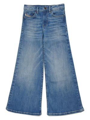 Diesel Kids 1978-J wide leg jeans - Blue