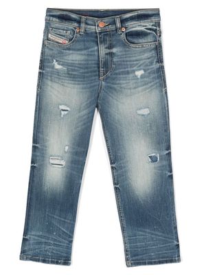 Diesel Kids 2016 D-Air distressed jeans - Blue
