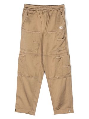 Diesel Kids cargo-pocket trousers - Brown
