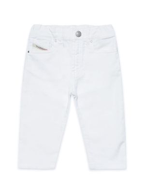 Diesel Kids D-Gale-B elasticated-waist jeans - White
