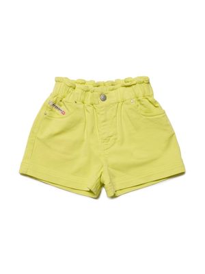 Diesel Kids elasticated-waistband stretch-cotton shorts - Yellow