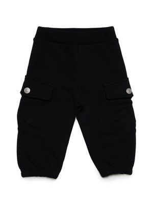 Diesel Kids fleece cargo trousers - Black