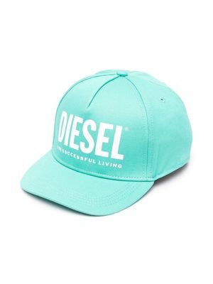 Diesel Kids Folly logo-print baseball cap - Green