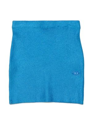 Diesel Kids Gargetti cotton skirt - Blue