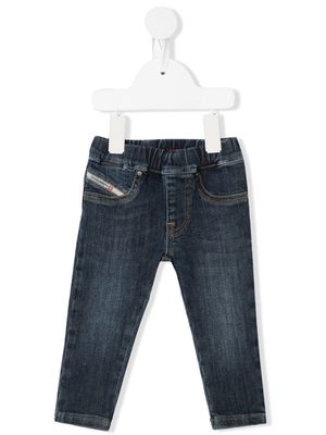 DIESEL KIDS high-rise skinny jeans - Blue