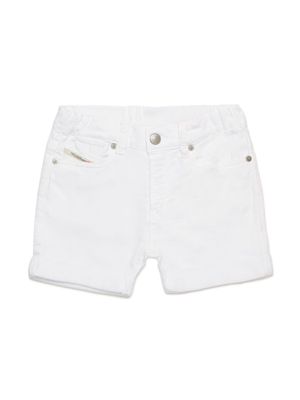 Diesel Kids JoggJeans denim shorts - White