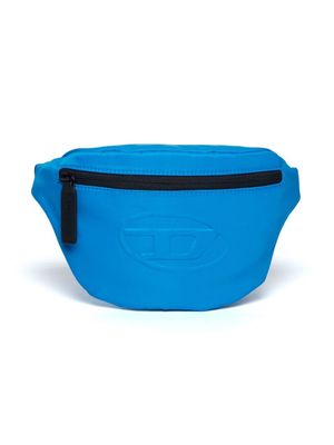 Diesel Kids logo-embossed zipped belt bag - Blue