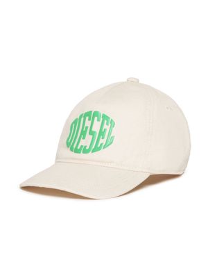 Diesel Kids logo-print baseball cap - Neutrals