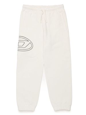 Diesel Kids logo-print cotton track trousers - Neutrals