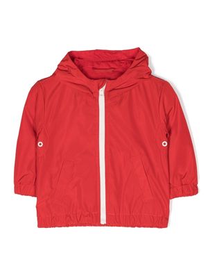Diesel Kids logo-print hooded jacket - Red