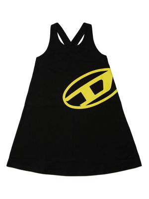 Diesel Kids logo-print sleeveless top - Black