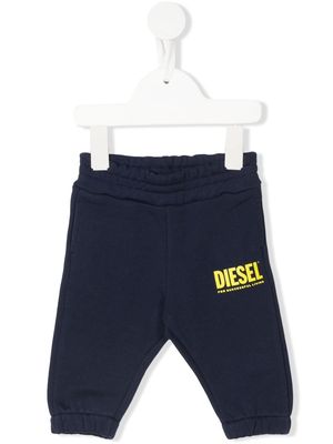 Diesel Kids logo-print track pants - Blue