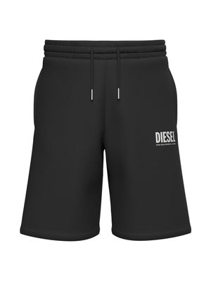 Diesel Kids logo-print track shorts - Black