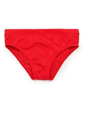 Diesel Kids Milvo logo-print swimming trunks - Red