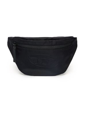 Diesel Kids Oval D-embossed belt bag - Black