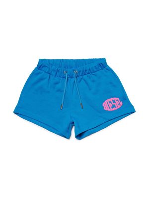 Diesel Kids Paglife cotton shorts - Blue