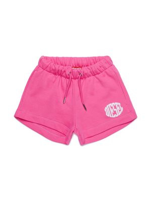 Diesel Kids Paglife cotton shorts - Pink