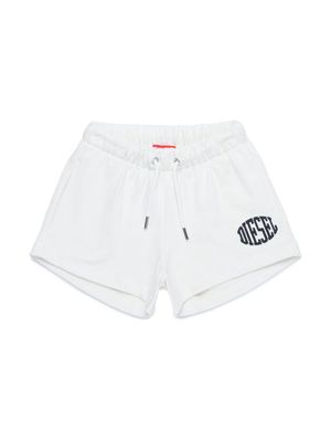 Diesel Kids Paglife cotton shorts - White
