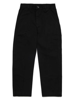 Diesel Kids Pbas straight-leg cotton trousers - Black