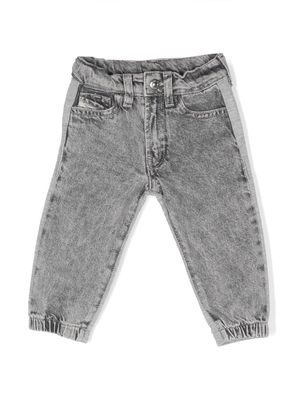 Diesel Kids Pzerb cotton washed jeans - Grey