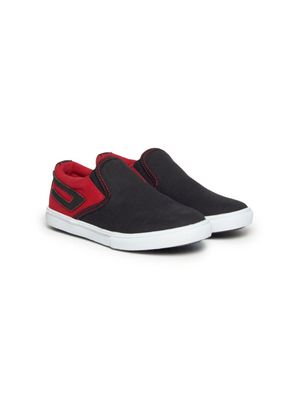 Diesel Kids S-Athos slip-on sneakers - Black