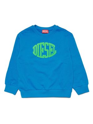 Diesel Kids S-Bell cotton sweatshirt - Blue