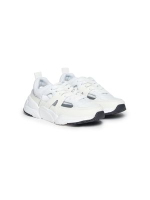 Diesel Kids S-Millenium lace-up sneakers - White