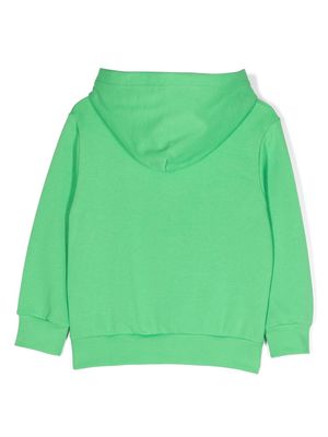 Diesel Kids Sbolc Over cotton hoodie - Green