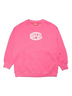 Diesel Kids Siwi cotton sweatshirt - Pink