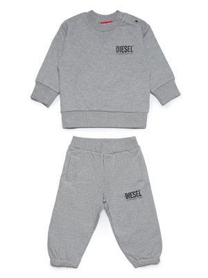 Diesel Kids Snarrib cotton tracksuit set - Grey