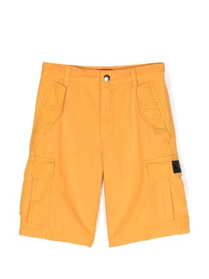 Diesel Kids straight-leg cargo shorts - Orange