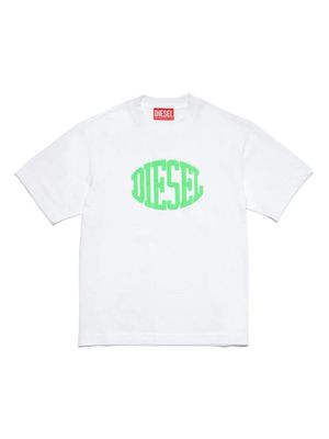 Diesel Kids Tmust logo-print T-shirt - White