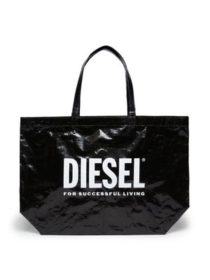 Diesel Kids Weoder logo-print tote bag - Black