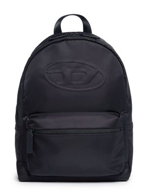 Diesel Kids Woval logo-embossed backpack - Black
