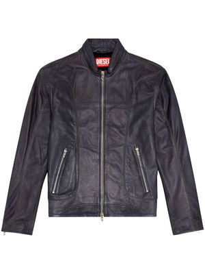 Diesel L-Krix leather biker jacket - Black