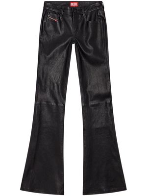 Diesel L-Stellar leather trousers - Black