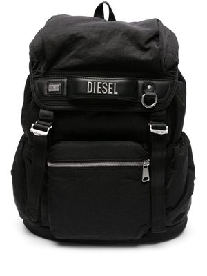 Diesel large Logos backpack - Black