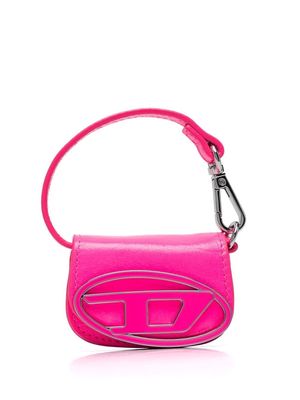 Diesel leather bag charm - Pink