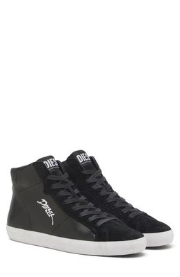 DIESEL Leroji Mid Top Sneaker in Black