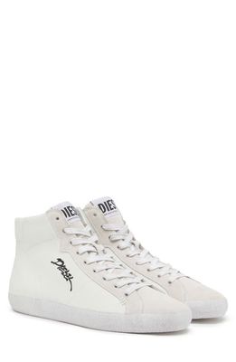 DIESEL Leroji Mid Top Sneaker in White