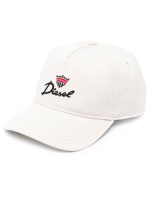 Diesel logo-embroidered baseball cap - Neutrals