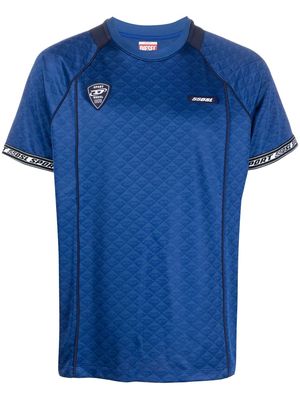 Diesel logo-jacquard short-sleeve T-shirt - Blue